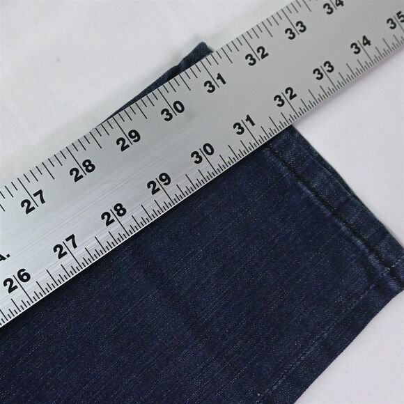 Rerock Express 4 Skinny Dark Wash Stretch Denim Womens Jeans - Picture 4 of 9